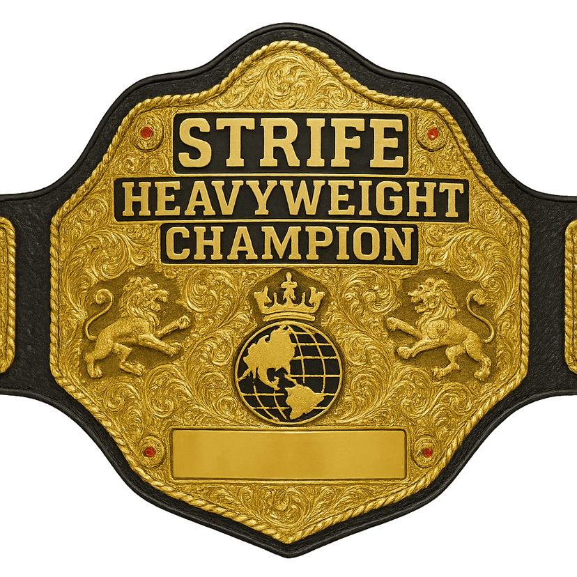 STRIFE Champion belt