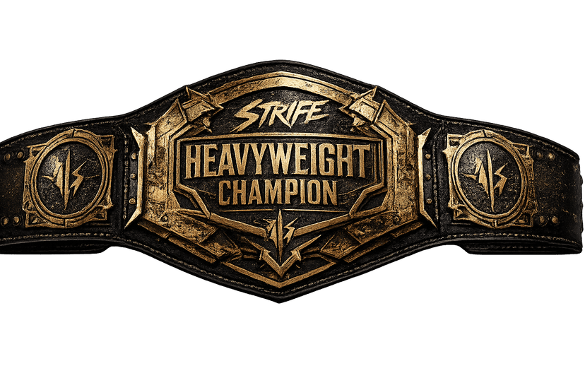 STRIFE Champion belt